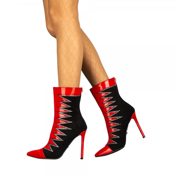 Γυναικείες μπότες  Emona κόκκινα